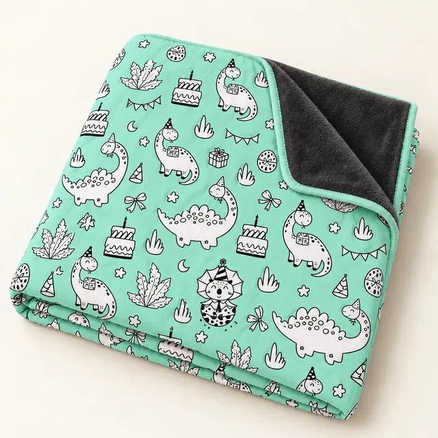 Ausmaldecke Motiv Dinos auf Mint